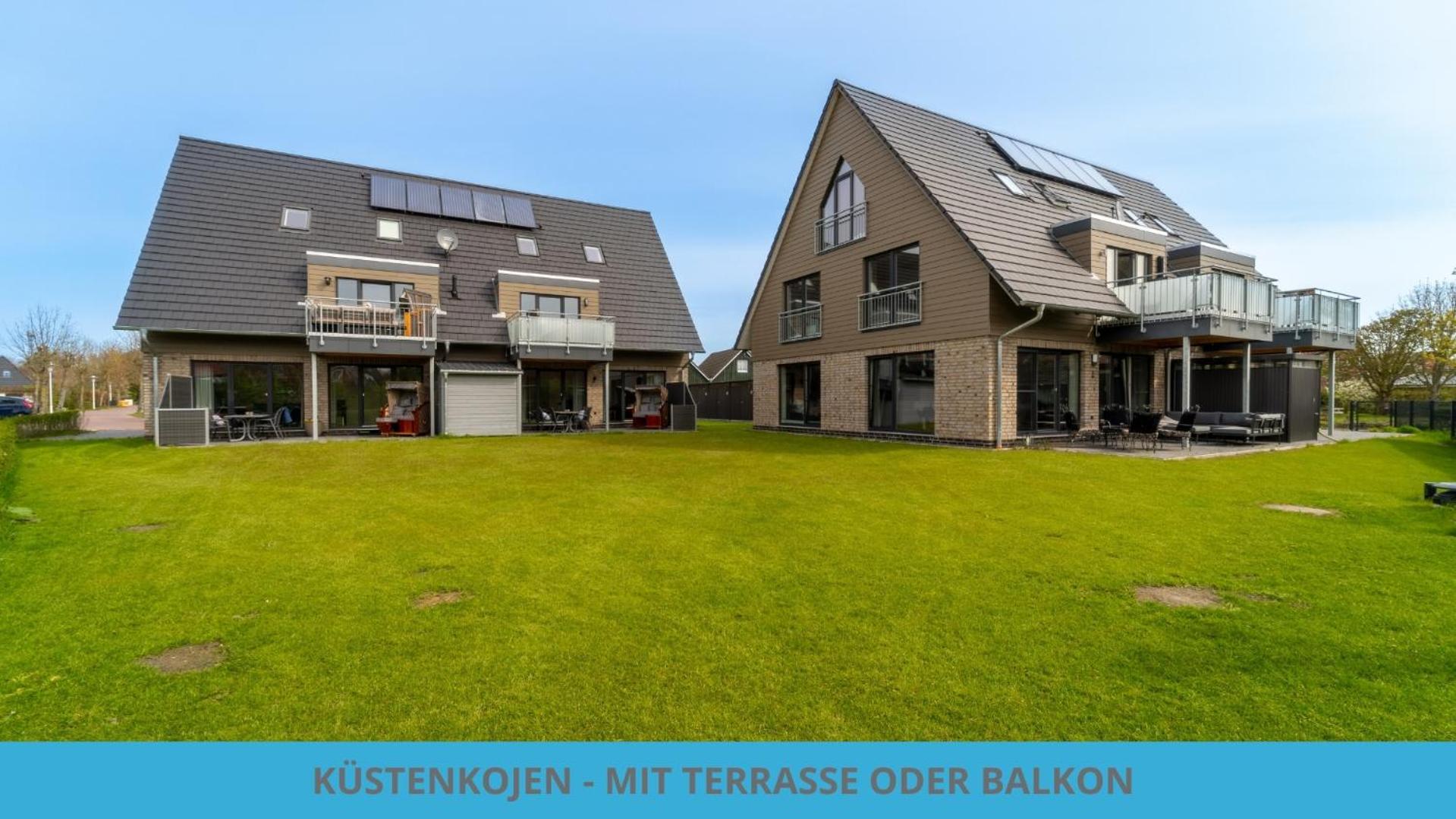 Kuestenkojen Mit 4 Ferienwohnungen Fuer 1 Bis 8 Pers Mit Diversen Schlafzimmern, Garten Oder Balkon Busum Ngoại thất bức ảnh