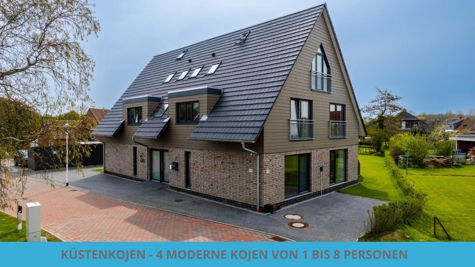Kuestenkojen Mit 4 Ferienwohnungen Fuer 1 Bis 8 Pers Mit Diversen Schlafzimmern, Garten Oder Balkon Busum Ngoại thất bức ảnh
