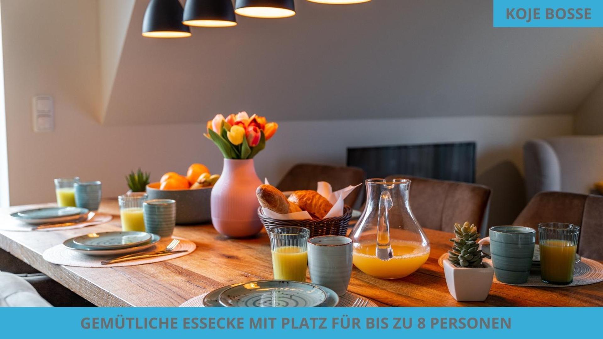Kuestenkojen Mit 4 Ferienwohnungen Fuer 1 Bis 8 Pers Mit Diversen Schlafzimmern, Garten Oder Balkon Busum Ngoại thất bức ảnh